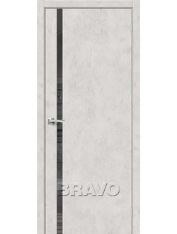 Межкомнатная дверь с экошпоном Браво-1.55 Look Art/Mirox Grey