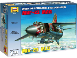 Сборная модель: (Звезда 7218) Советский истребитель-бомбардировщик МиГ-23МЛД