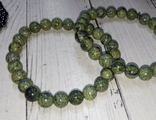 Браслет из змеевика  8 мм
