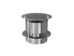 Оголовок с ветрозащитой (430/0,5 + нерж.) D 150х210 Ferrum