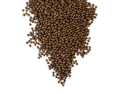 212 Драже зерновое взорванные зерна риса в цветной кондитерской глазури (Бронза) 2 - 5 мм