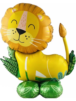Шар 3D (34''/86 см) Фигура на подставке, Лев