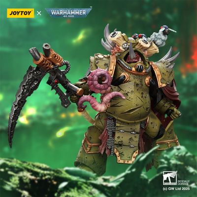 Терминатор Савана Смерти (Warhammer 40K) - КОЛЛЕКЦИОННАЯ ФИГУРКА 1/18 Death Guard Deathshroud Terminator 2 (JT02595) - JOYTOY