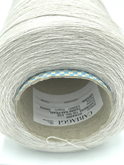 CARIAGGI art. cashmere 100 Nm. 2/28 1400 метров в 100 граммах  цв. 724566 PEARL жемчуг