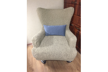 ЧЕХОЛ НА КРЕСЛО МИКРОФИБРА КОФЕЙНЫЙ