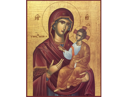 Григориатская Икона Пресвятой Божией Матери. Рукописная икона.