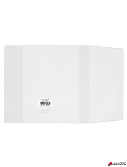 Обложка ПВХ для учебника и тетради, А4, универсальная, прозрачная, плотная, 120 мкм, 302×580 мм, «ДПС». 221462