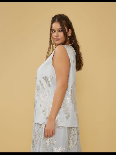 Юбка макси с шитьем (модификация 1)