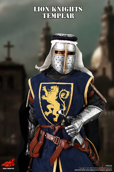 Рыцарь-крестоносец - Коллекционная ФИГУРКА 1/6 LION KNIGHT TEMPLAR (FP004) - FIRE PHOENIX