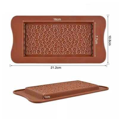 Силиконовая форма для шоколада "Кофе" 21,2*10,8 см