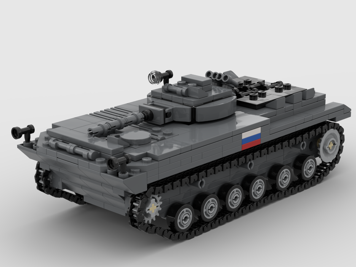 Лего военная техника - российская БМП-1 BrickMania