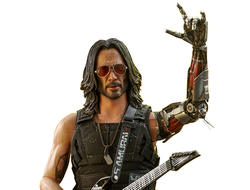 Джонни Сильверхэнд (Киану Ривз, "Cyberpunk 2077") - Коллекционная ФИГУРКА 1/6 scale JOHNNY SILVERHAND (VGM47) - Hot Toys