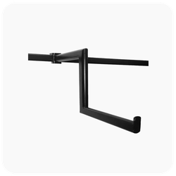 КРОНШТЕЙНЫ И КРЮЧКИ НА ОВАЛЬНУЮ ТРУБУ (30*15 ММ.)