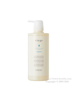 Шампунь восстанавливающий для волос и кожи головы viege Shampoo - 600 мл