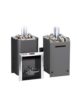 Газовая банная печь Уралочка 12 с автоматикой