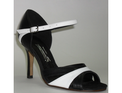 Туфли для танцев 1532 Танго (красно-черные)