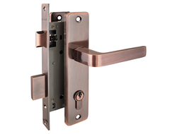 Замок врезной с руч. АЛЛЮР 126/1 AC ст.медь  [98891]