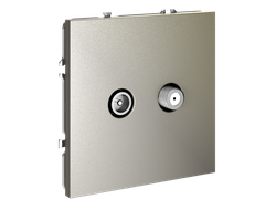 VLS060404 Розетка телевизионная TV+SAT, шелк-1