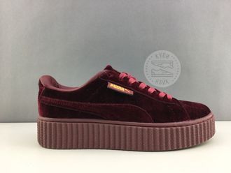 Puma X Rihanna Creeper Бордовые - бархат (37-41) Арт. 130FMA