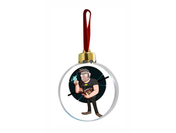 Шар елочный новогодний Форд, Ford №19