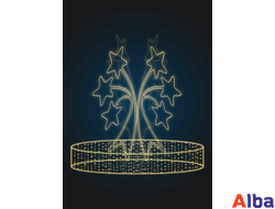 Фонтан светодиодный Звездопад F-22, 3 м