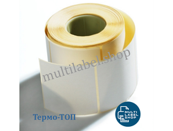 Термоэтикетки MultiLabel Термо-ТОП с защитным покрытием, 58x40мм, белые