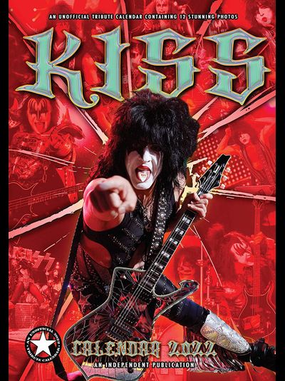 Kiss Official Календарь 2022, Иностранные перекидные календари на 2022 год, Intpressshop