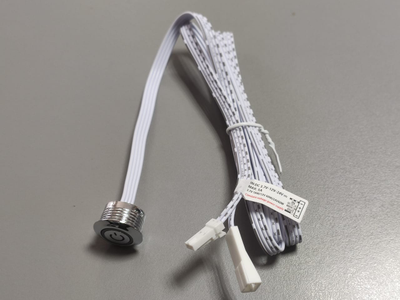 Кнопка сенсорная 12V Серебро D17. 5-6A с плавным затуханием