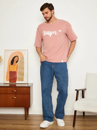 МУЖСКАЯ ФУТБОЛКА РОЗОВАЯ "ДАРИ"