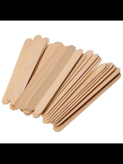 Шпатель Деревянный «ШИРОКИЙ» - «140 х 18 мм» (100 шт)