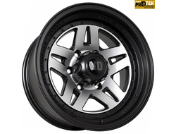 Комплект дисков R16 8,0J ET-10 6*139,7 Sakura Wheels R3917 Черный с полировкой (№ 263)