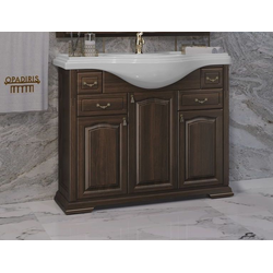 Тумба с раковиной Opadiris Риспекто 105 орех антикварный