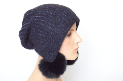 Vizio Collezione шапка ушанка с помпонами