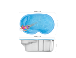 Композитный бассейн 4 х 2,5 х 1,3 &quot;Барселонет&quot; Franmer