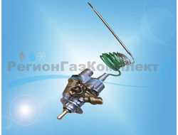 Кран горелки духовки DARINA GM141, 241, 341, 441 с термостатом и газ-контролем (T4-N0-04-342-83-342L) 2-ход