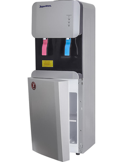 Aqua Work 105-LDR серебро со шкафчиком, с нагревом и электронным охлаждением