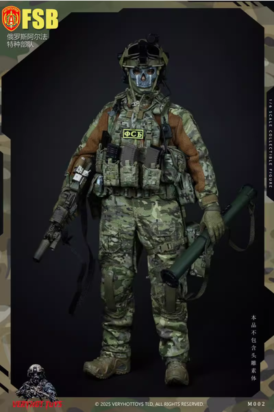 ПРЕДЗАКАЗ - Боец спецназа ФСБ Альфа - Коллекционная ФИГУРКА 1/6 scale Russian FSB Alpha Special Forces Accessory Set (M002) - VERYHOTTOYS ?ЦЕНА: 16600 РУБ.?