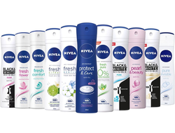 Nivea deodorant  150 ml.  დეოდორანთი სპრეი 150 მლ