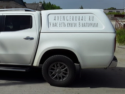 Кунг N-commerce для Mercedes X-class в белом цвете без остекления, заводская покраска!