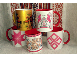 кружки со славянскими обережными символами