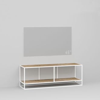 Тумба TV stand lite 2 white темный дуб