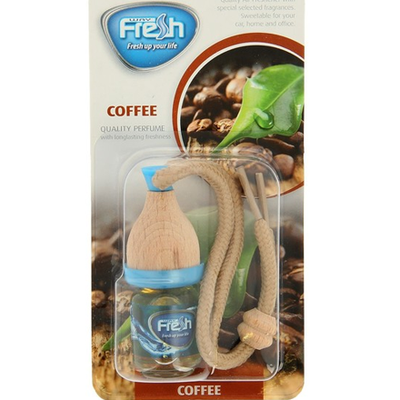 Ароматизатор &quot;FRESH WAY&quot;, серия VICTORY WOOD, кофе, бутылочка в блистере, 5 мл