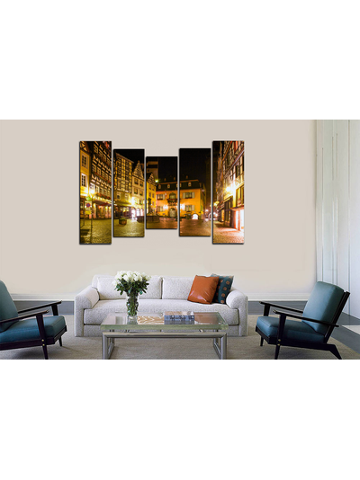 Модульная картина &quot;Чудный городок&quot;