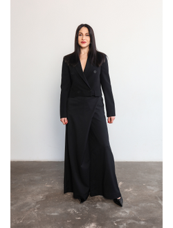 Жакет укороченный (черный)