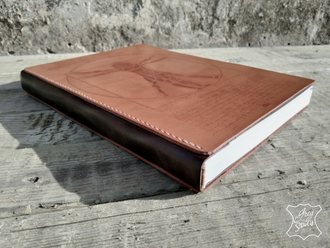 подарок руководителю, ежедневник с гербом, блокнот ручной работы, ежедневник купить, винтажный