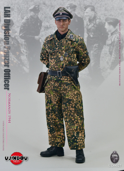 ПОМЯТ УГОЛОК - Немецкий танкист  - Коллекционная фигурка 1/6 scale WWII SS LSSAH Panzer (UD9027) - UJINDOU