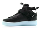 Nike Air Force 1 Mid Utility Black  (Черные)