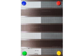 зебра АДАЖИО 2870 коричневый (цен.кат. 3)