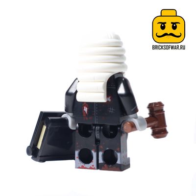 Конструктор фигурка Зомби судья, совместим с Лего