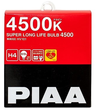 Галогеновые лампы PIAA SUPER LONG LIFE (4500K)